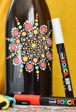 Posca PC-3M merkepenn, basisfarger, 8-pakning 0,9–1,3 mm