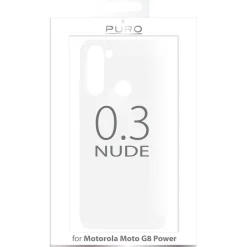 Puro mobildeksel 0.3 Nude til Motorola Moto G8 Power 6.4