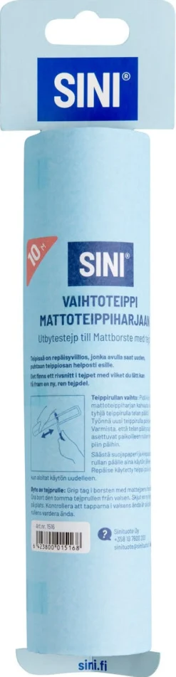 Refill til Sini Carpet Lint Roller hår- og pelsfjerner, 20 cm