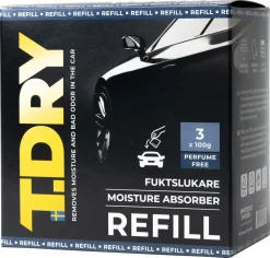 Refill til T.DRY Perfume Free fuktsluker, 3-pakning