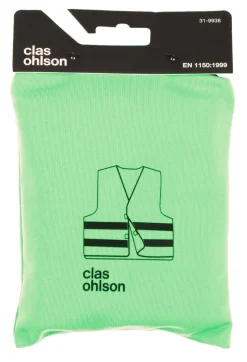 Refleksvest grønn, Clas Ohlson