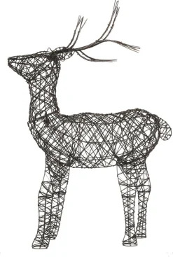 Reinsdyr med LED-lys, 105 cm