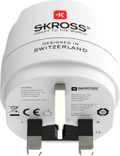 Reiseadapter England SKROSS Europe to UK