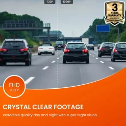 Road Angel Halo Start dashcam frontkamera, svart