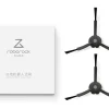 Roborock svarte 3-armede sidebørster i vinyl, 2-pakning