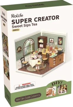 Rolife Super Creator miniatyrrom kafé, fra 12 år