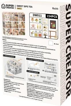 Rolife Super Creator miniatyrrom kafé, fra 12 år