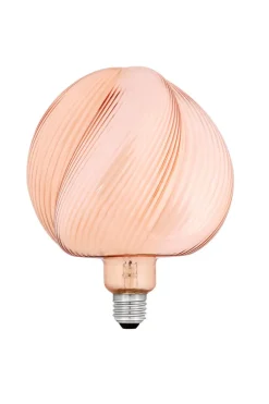 Rosa dekorpære LED E27 Ice Cream Pink, 160 mm