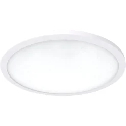 Rund taklampe LED dimbar, hvit