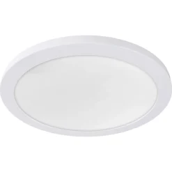 Rund taklampe LED dimbar, hvit