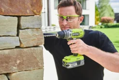 Ryobi drill med slagfunksjon, 1 batteri R18PD2-115S