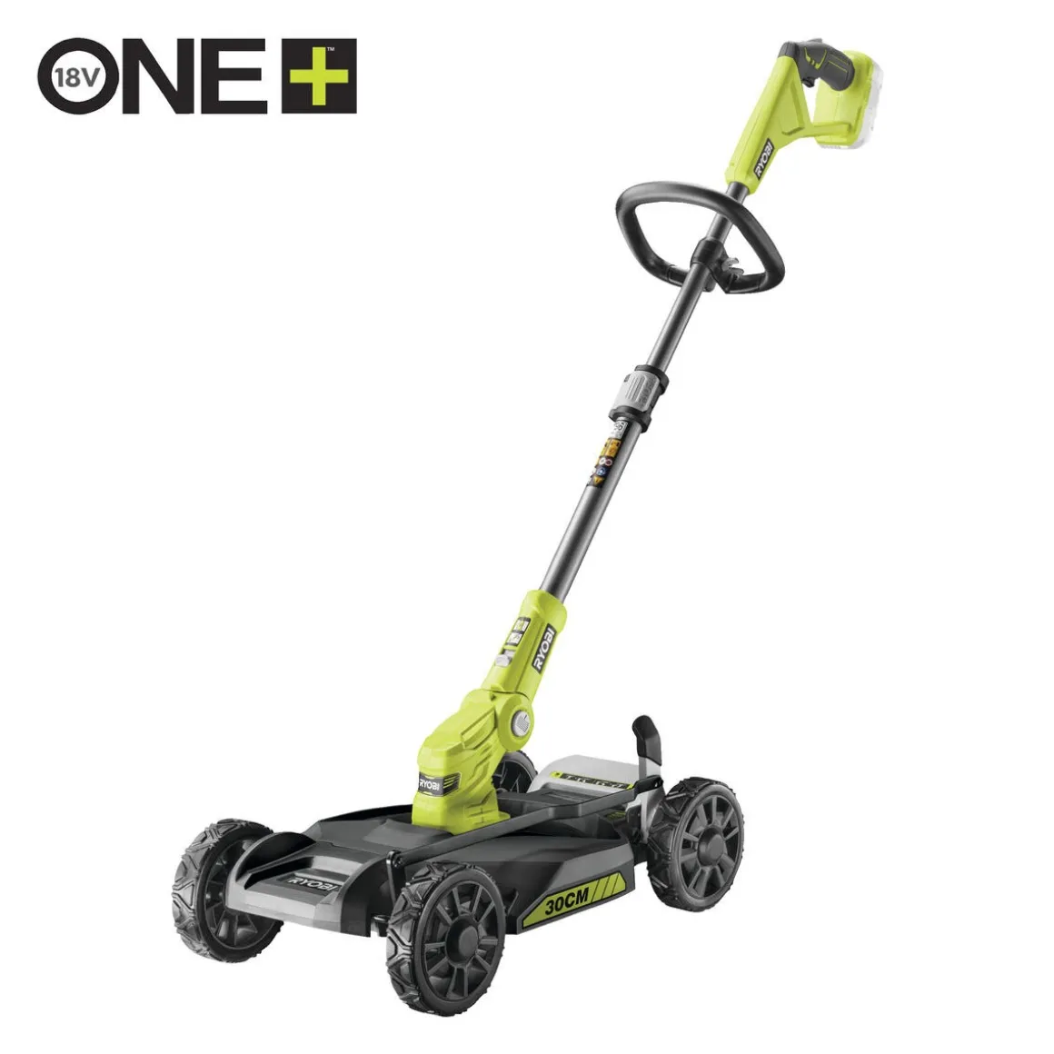 Ryobi 3‐i‐1 gressklipper og trimmer 18 V RY18LMC30A‐0