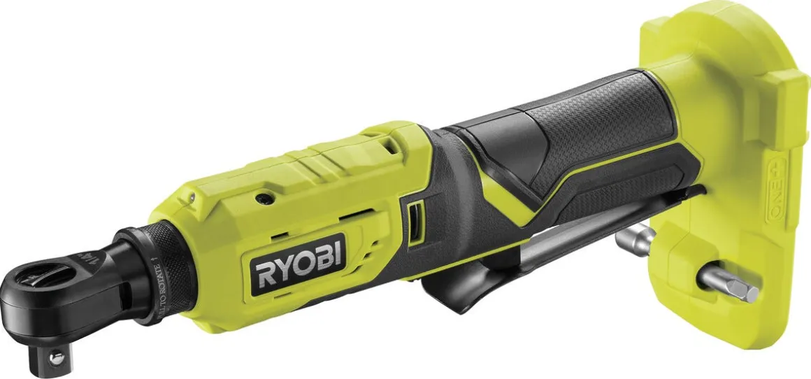 Ryobi skralle ¼" R18RW2-0 One+ 18 V, batteridrevet