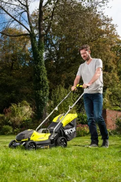 Ryobi gressklipper med oppsamler / Bio-Clip 18 V, RLM18X33B50