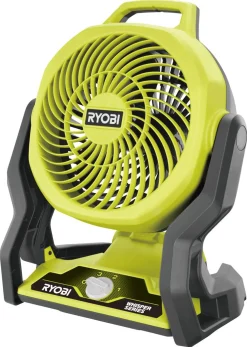 Ryobi RF18-0 stillegående batteridrevet vifte 18 V, One+