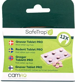 SafeTrap Rodent Tablet Pro lokkemiddel mot rotter og mus