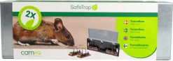 SafeTrap tunnelboks med to musefeller