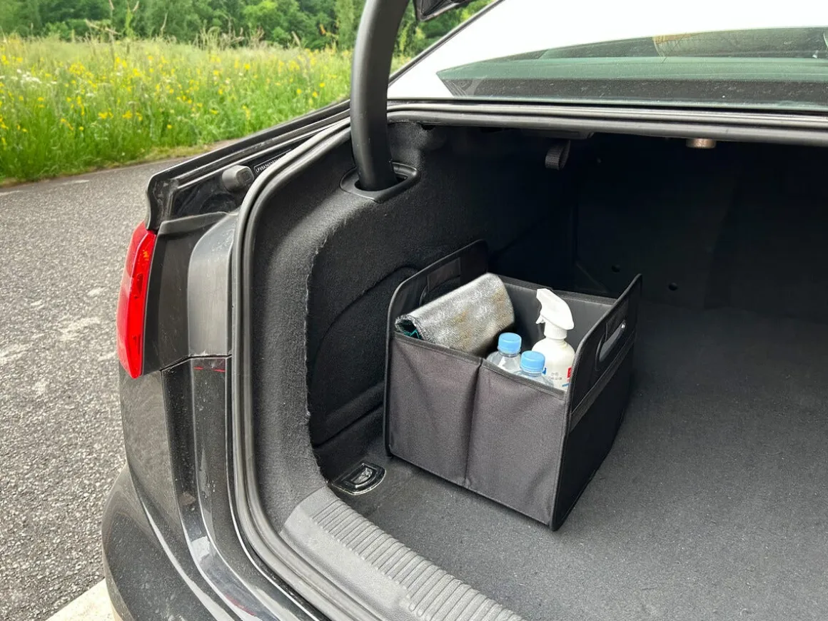 Sammenleggbar bagasjeromsveske bil, 1 rom, 17 liter