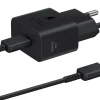 Samsung Power Adapter 25 W med USB-C-kabel, svart