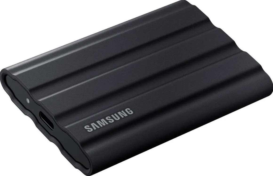 Samsung T7 Shield SSD, svart