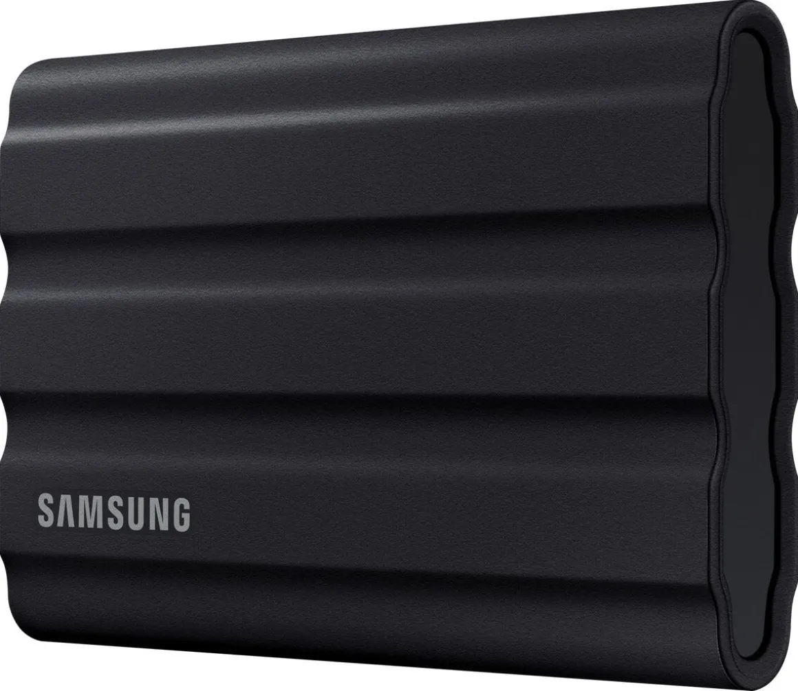 Samsung T7 Shield SSD, svart