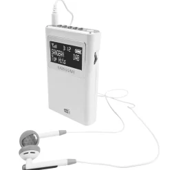 Sangean DPR-39 DAB+ lommeradio, hvit