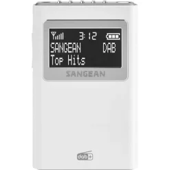 Sangean DPR-39 DAB+ lommeradio, hvit