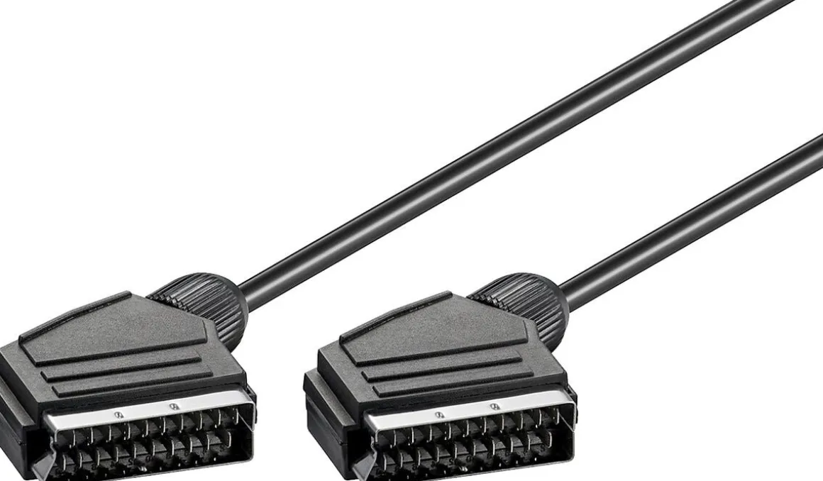 SCART-kabel hann til hann, 1,5 m