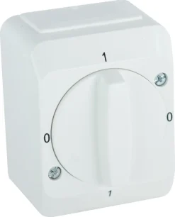 Schneider Aqua 2-polet utenpåliggende vristrømbryter