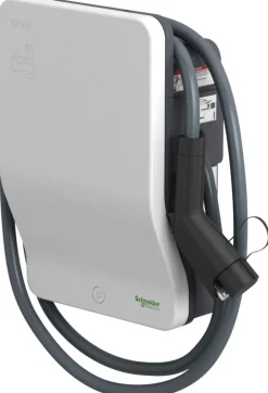 Schneider EVlink Wallbox elbillader, 3,7 kW med fast T2-kabel