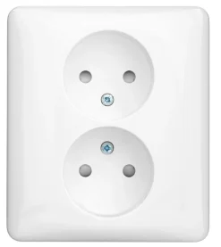 Schneider Exxact 2-veis innfelt stikkontakt, 5-pakning