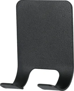 Selvheftende holder til barberhøvel mattsvart, 2-pack