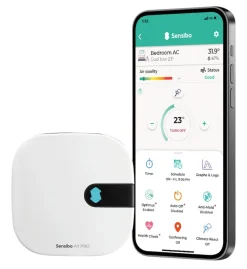 Sensibo Air Pro smart styring av aircondition og varmepumpe