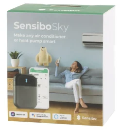 Sensibo Sky fjernkontroll for aircondition, varmepumpe, svart