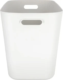 Serenity oppbevaringsboks i plast uten lokk, hvit