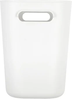 Serenity oppbevaringsboks i plast uten lokk, hvit