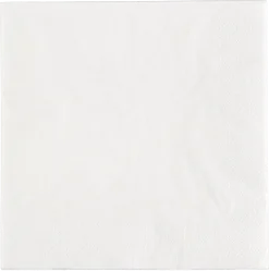 Servietter hvite 40 x 40 cm, 50-pakning