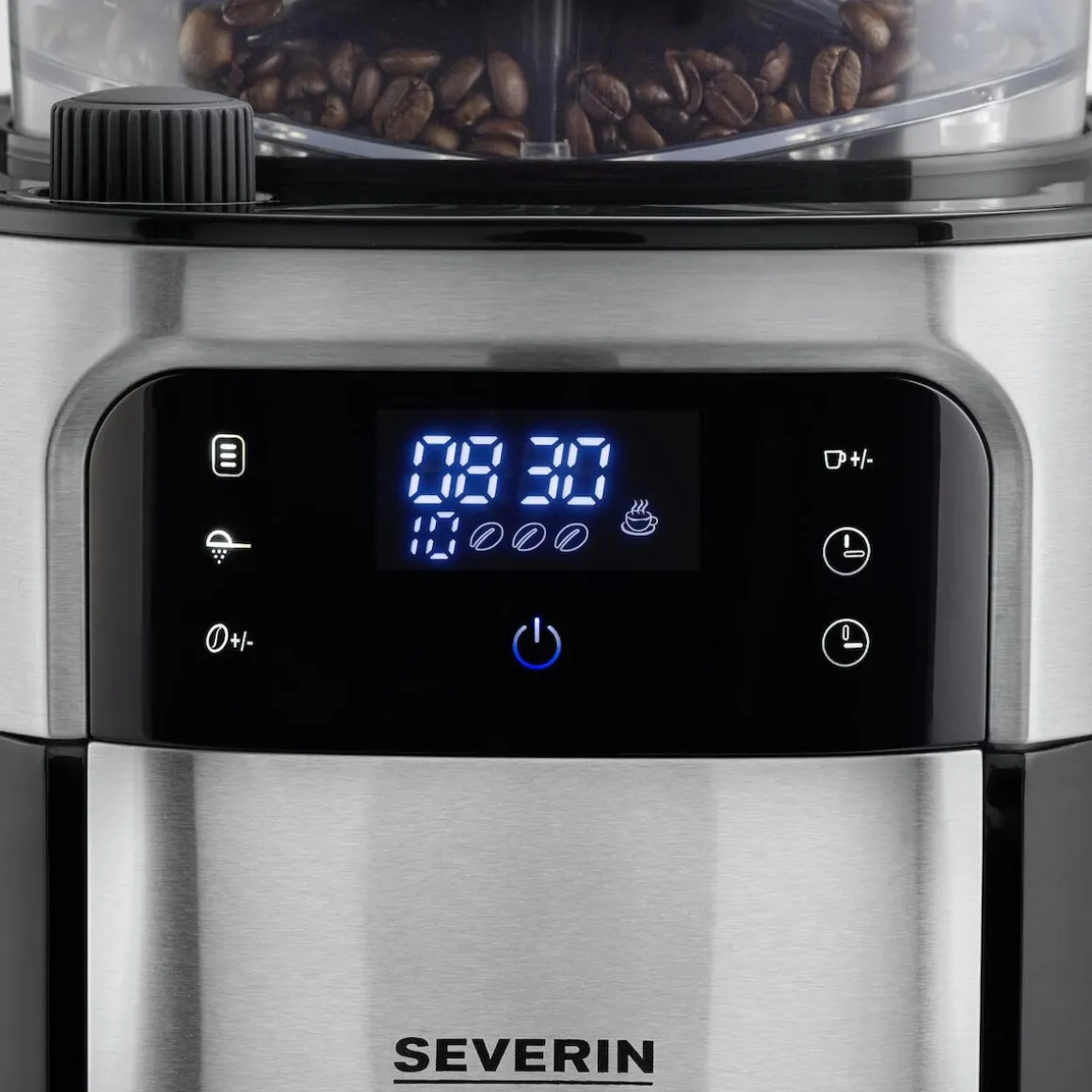 Severin kaffetrakter med kvern og timer 10 kopper, KA 4813