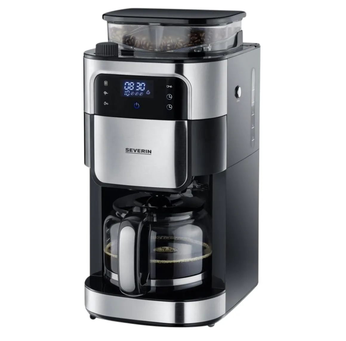 Severin kaffetrakter med kvern og timer 10 kopper, KA 4813