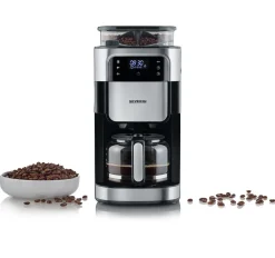 Severin kaffetrakter med kvern og timer 10 kopper, KA 4813