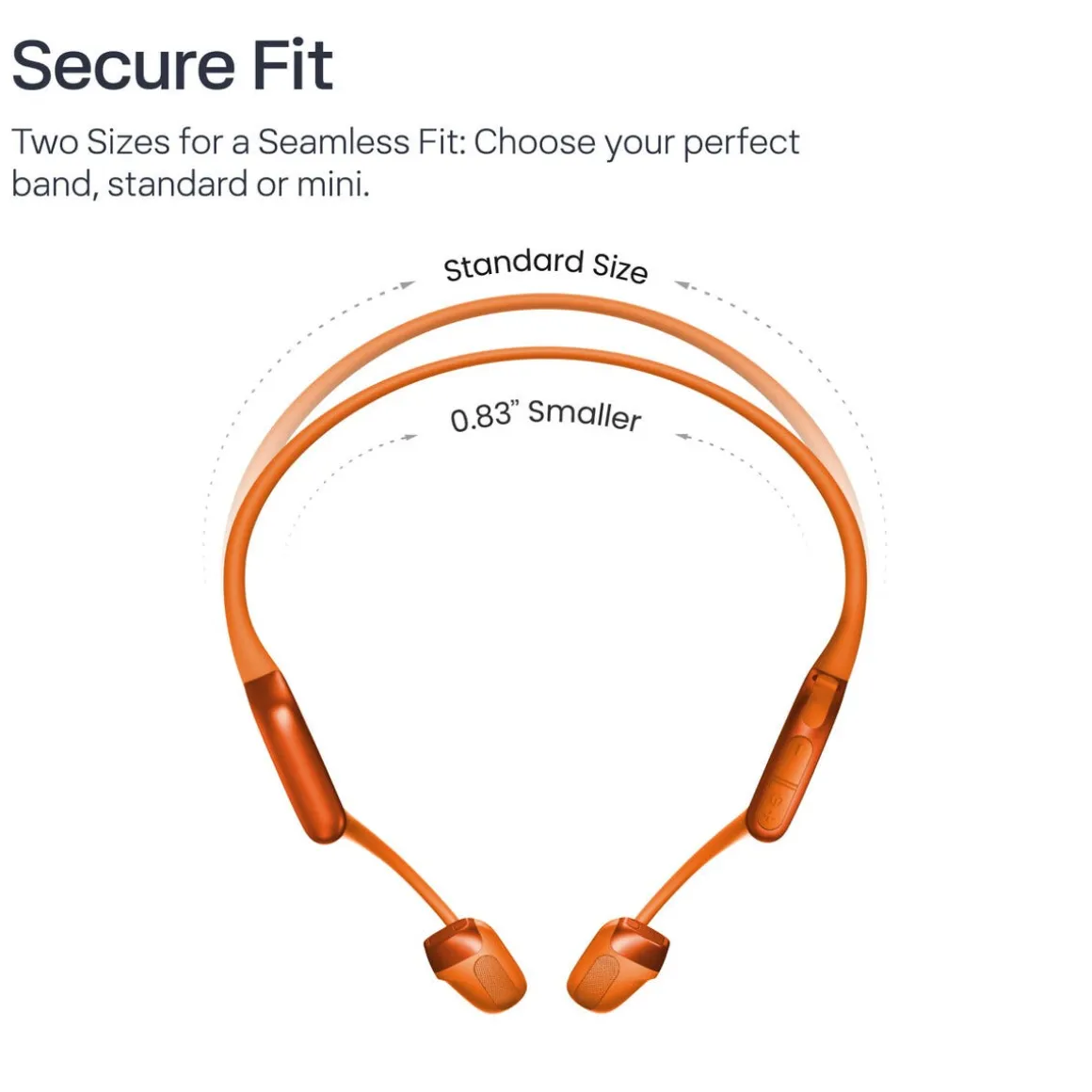 Shokz OpenRun Pro 2 Mini, open-ear, bone conduction-hodetelefoner