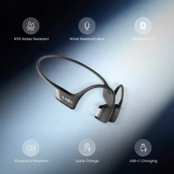 Shokz OpenRun Pro 2 open-ear, bone conduction-hodetelefoner