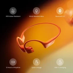Shokz OpenRun Pro 2 open-ear, bone conduction-hodetelefoner