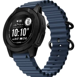 Silikonreim til Garmin aktivitetsklokke Fenix 7X, 26 mm