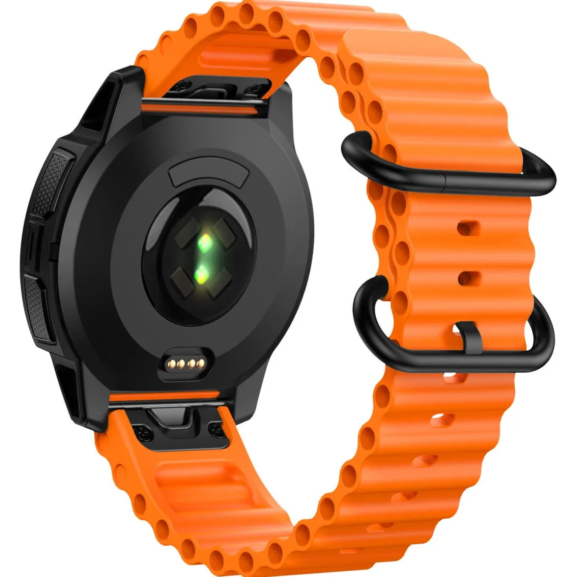 Silikonreim til Garmin aktivitetsklokke Fenix 7X, 26 mm
