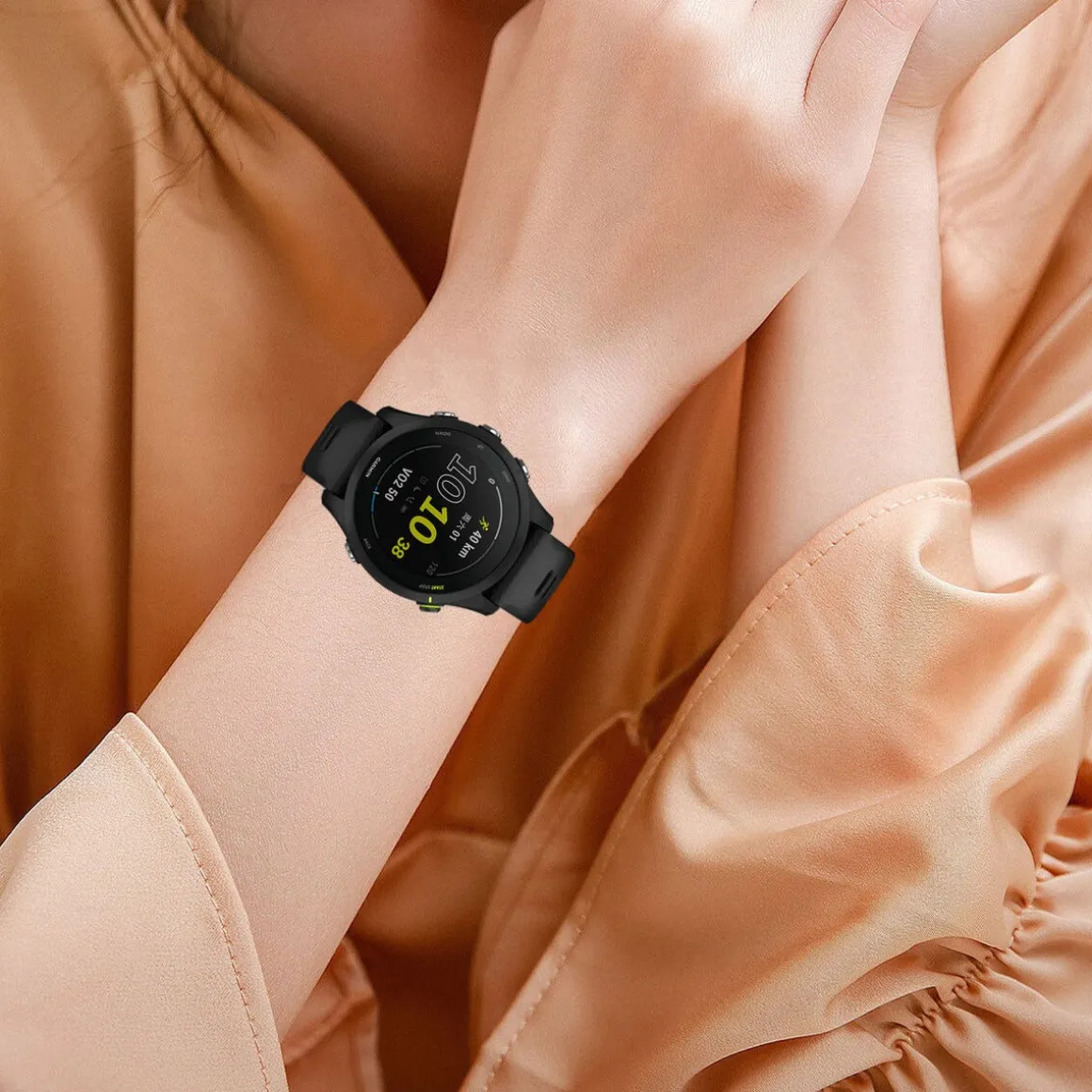 Silikonreim til Garmin Forerunner 255, 22 mm