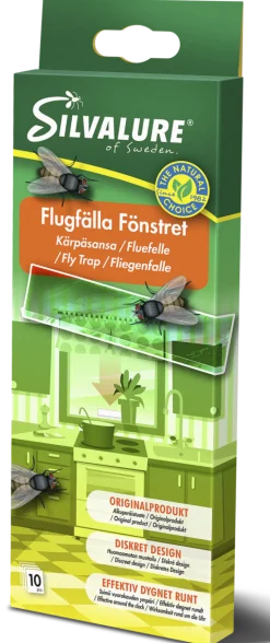 Silvalure fluefelle til vinduer