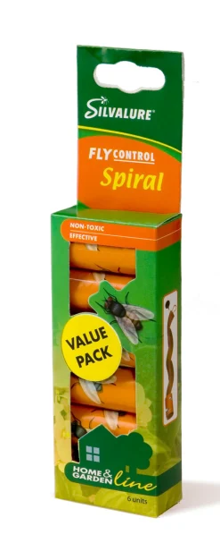 Silvalure fluefelle, spiral