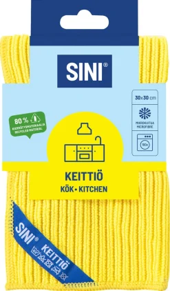 Sini mikrofiberklut kjøkken 30 x 30 cm, 1-pakning
