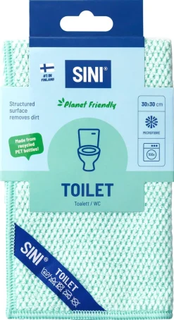 Sini mikrofiberklut toalett 30 x 30 cm, 1-pakning